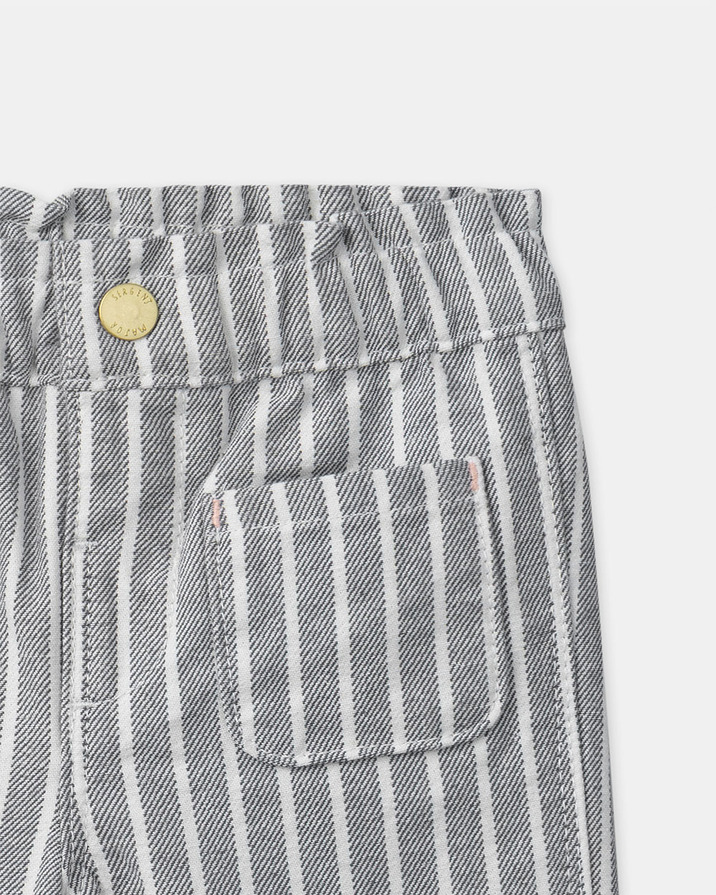 Striped flare pants Grey colour  Sergent Major