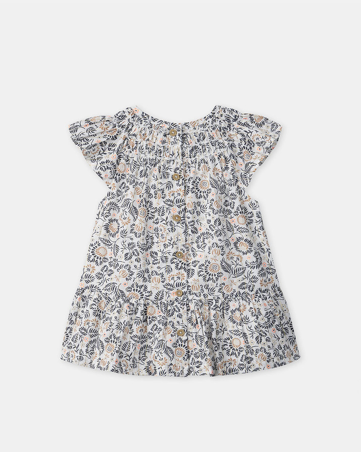 Floral print dress and bloomers Grey colour  Sergent Major