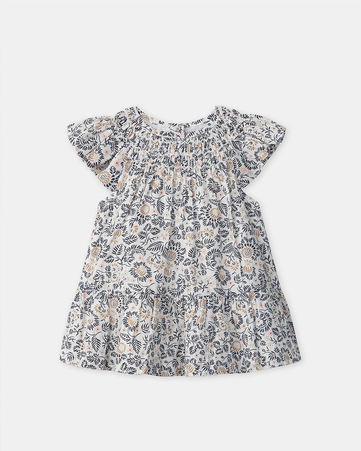 Floral print dress and bloomers Grey colour  Sergent Major