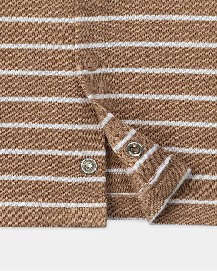 Long-sleeved striped T-shirt Brown colour  Sergent Major