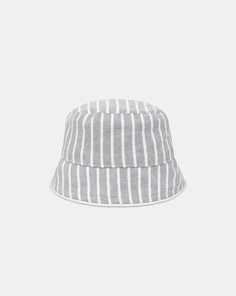 Striped hat with zebra patch Grey colour Sergent Major
