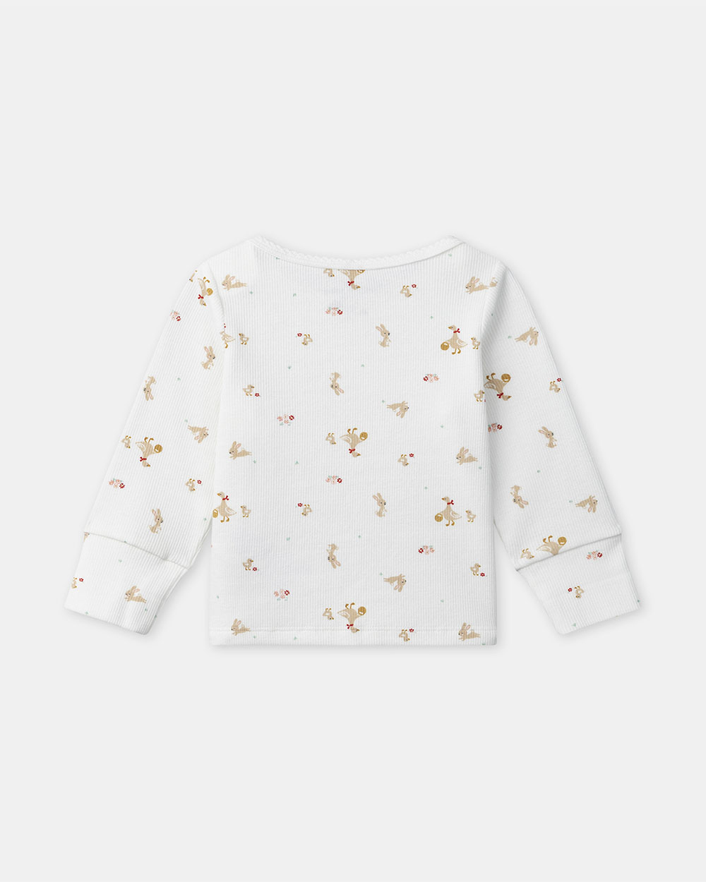 Animal print grow-with-me pajamas Ecru colour  Sergent Major