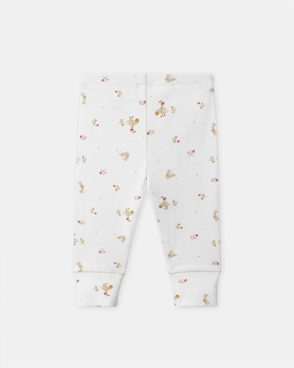 Animal print grow-with-me pajamas Ecru colour  Sergent Major
