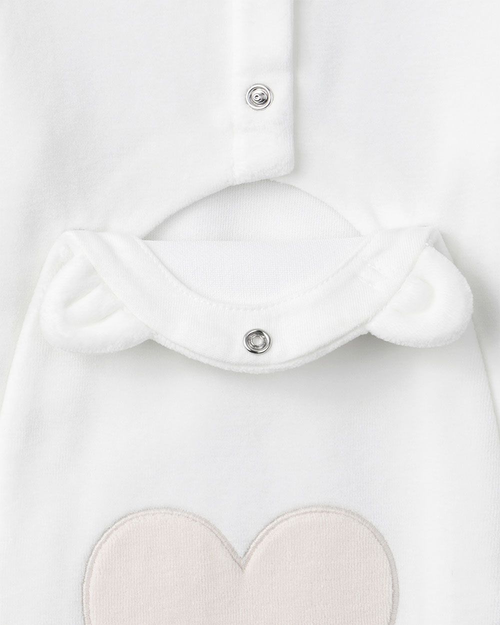 Cat face onesie Ecru colour  Sergent Major