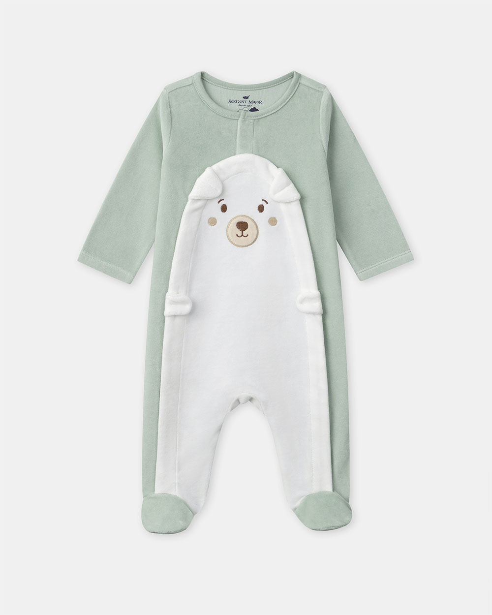 Dog face onesie Green colour  Sergent Major