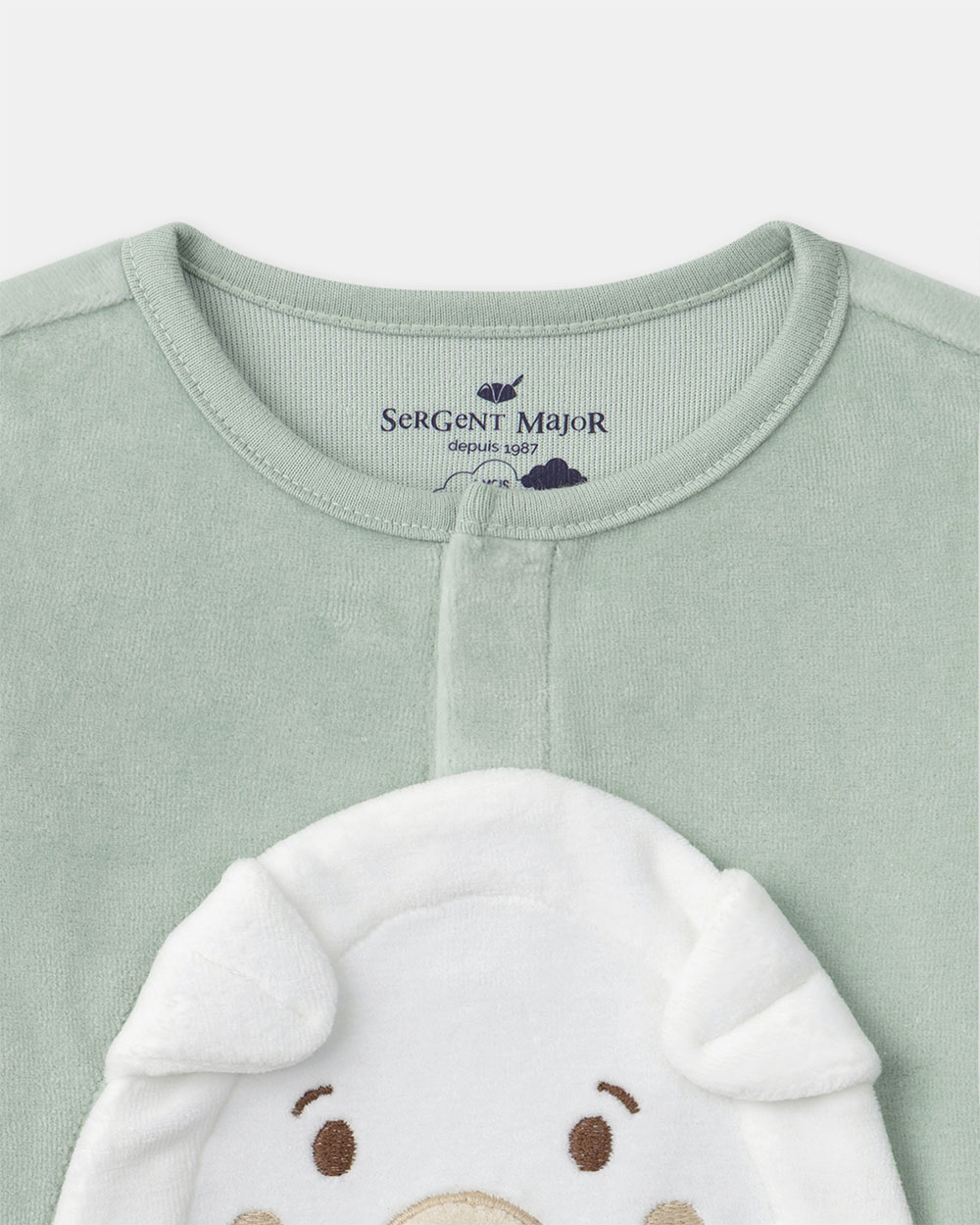 Dog face onesie Green colour  Sergent Major