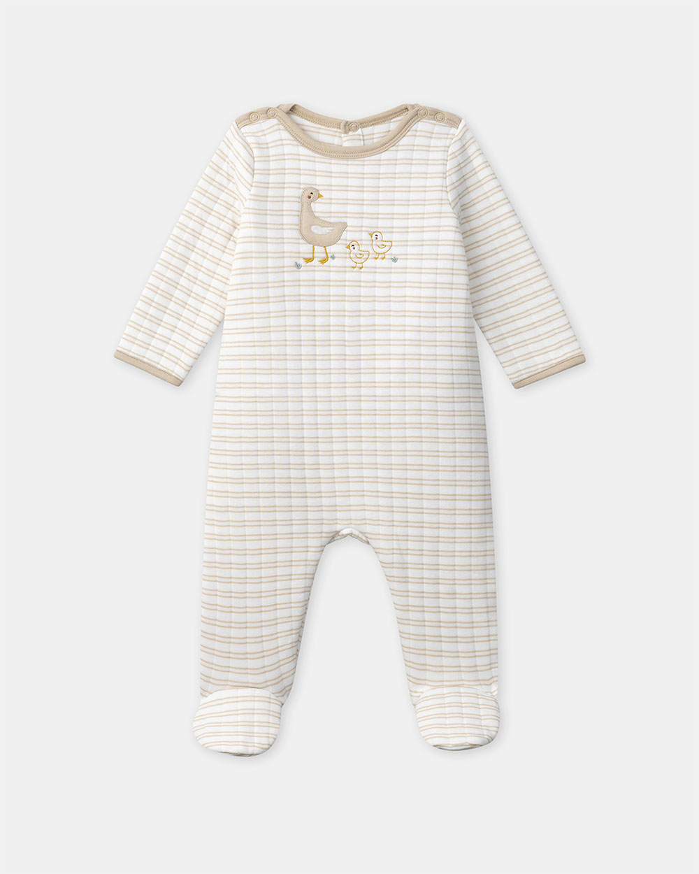 Goose embroidered onesie Beige colour  Sergent Major