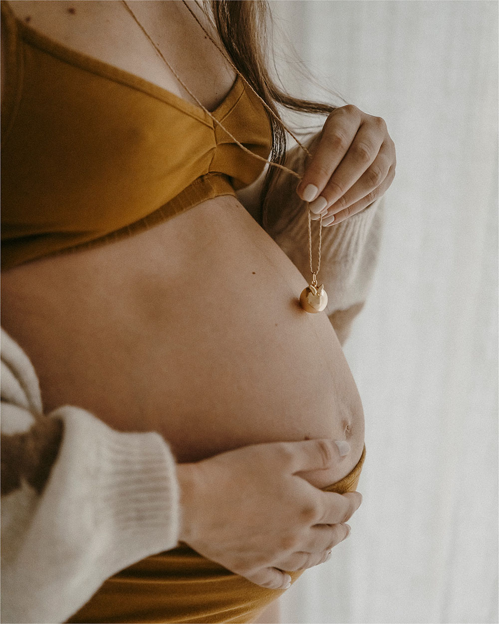 Pregnancy bola Miracle Yellow gold colour on cord  Ilado