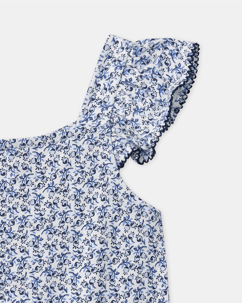 Berry print jumpsuit Blue colour  Sergent Major