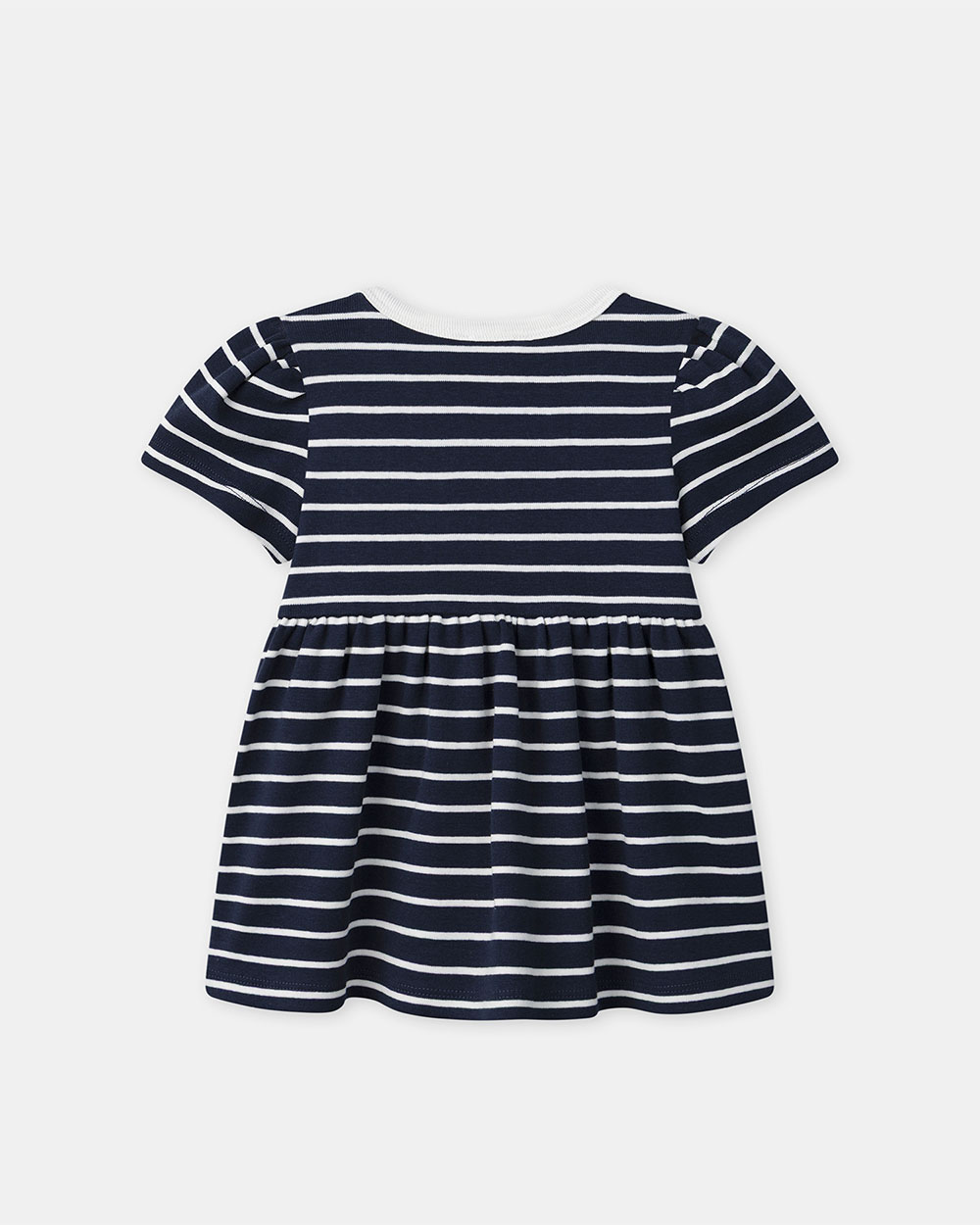 Short-sleeved striped dress Navy blue colour  Sergent Major