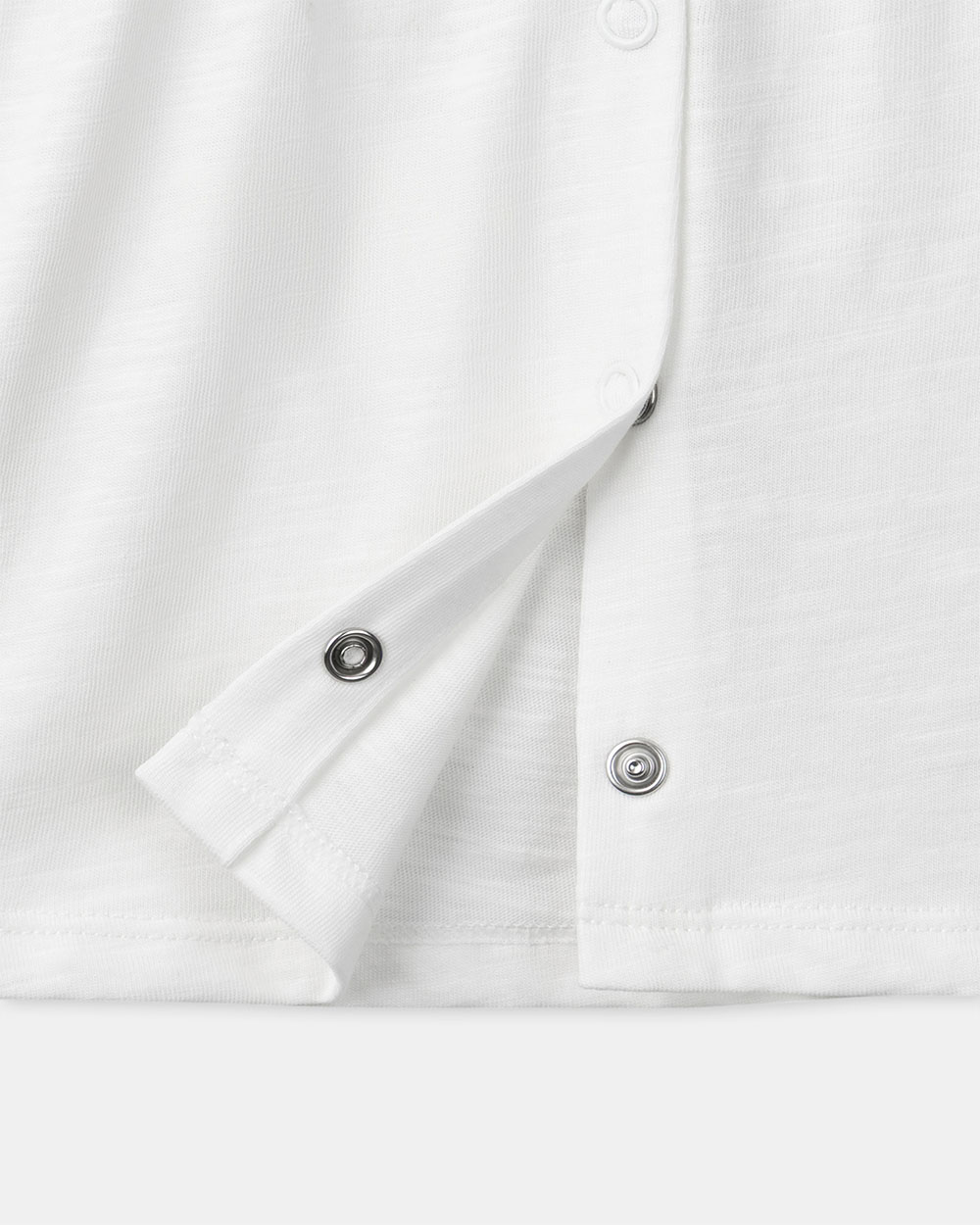 Ecru T-shirt with flower embroidery Ecru colour  Sergent Major