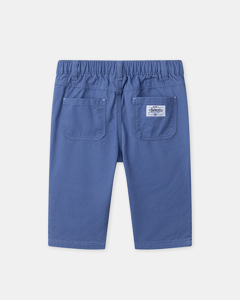 Roll-up twill trousers Blue colour  Sergent Major