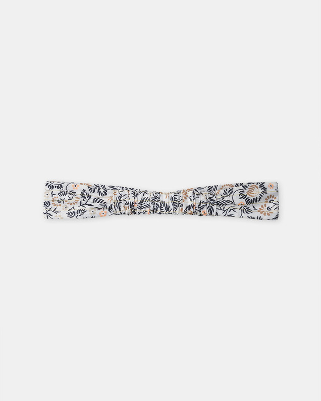 Floral print headband Dark grey colour  Sergent Major
