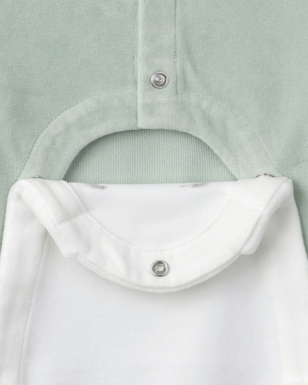 Dog face onesie Green colour  Sergent Major