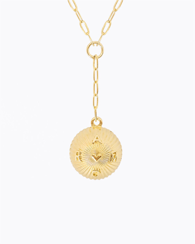 Pregnancy bola Amor Yellow gold colour on chain  Ilado