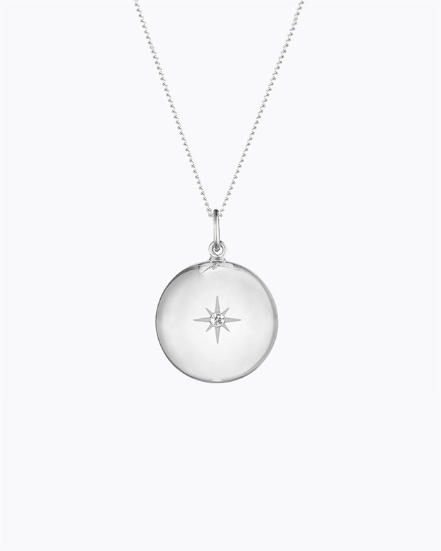 Pregnancy bola Lucky star Silver colour on chain  Ilado