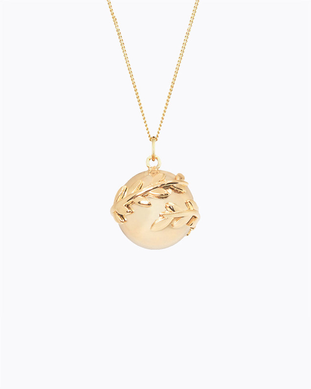 Pregnancy bola Olympia Gold colour on chain  Ilado