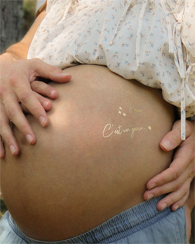Pregnancy tattoo kit The magical companion that soothes little ones' emotions  Ilado