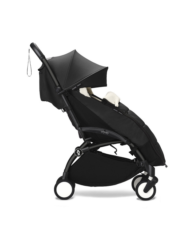 YOYO³ stroller footmuff Black colour  Stokke