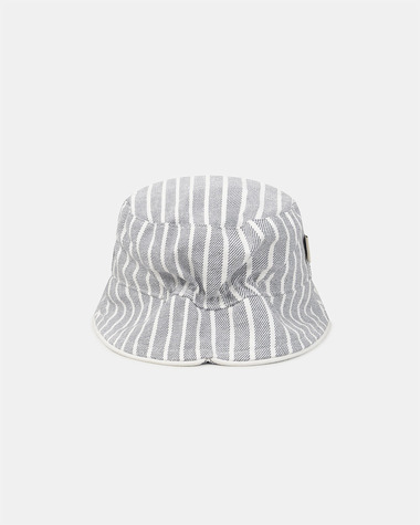 Striped hat with zebra patch Grey colour  Sergent Major