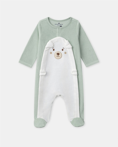 Dog face onesie Green colour  Sergent Major