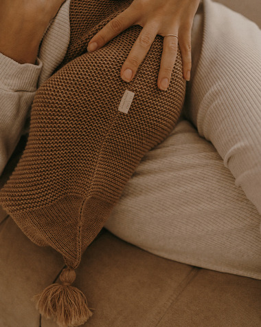 Swaddling cocoon Hazelnut colour  Ilado