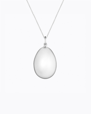 Pregnancy bola Ova Silver colour on chain  Ilado