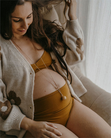 Pregnancy bola Source Silver colour on cord  Ilado