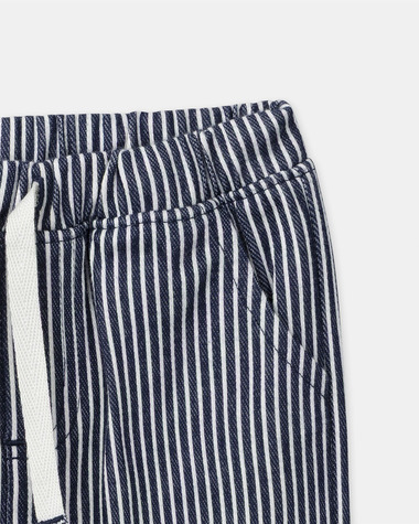 Striped trousers with drawstring Navy blue colour  Sergent Major