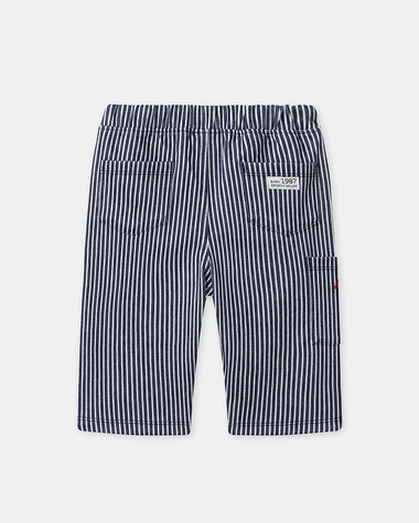 Striped trousers with drawstring Navy blue colour  Sergent Major