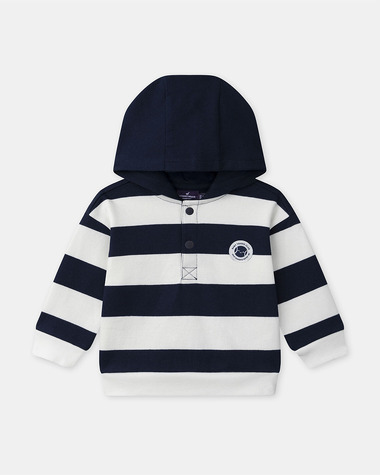 Striped hoodie Navy blue colour  Sergent Major