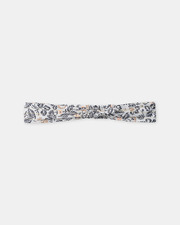 Floral print headband Dark grey colour  Sergent Major