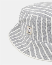 Striped hat with zebra patch Grey colour Sergent Major