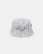 Striped hat with zebra patch Grey colour Sergent Major