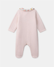 Pink romper with ruffled collar Pink colour  Sergent Major
