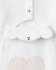 Cat face onesie Ecru colour  Sergent Major
