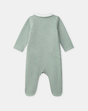 Dog patch collar onesie Green colour  Sergent Major