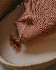Swaddling cocoon Terracotta colour Ilado