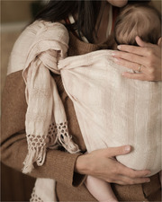 Shawl Rebozo Powder pink colour  Ilado