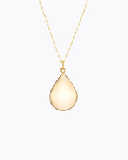 Pregnancy bola Drop Yellow gold colour on chain  Ilado