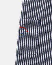 Striped trousers with drawstring Navy blue colour Sergent Major