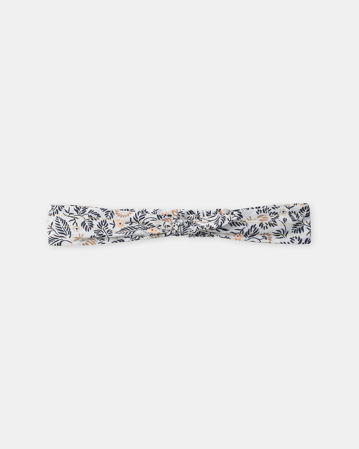 Floral print headband Dark grey colour  Sergent Major