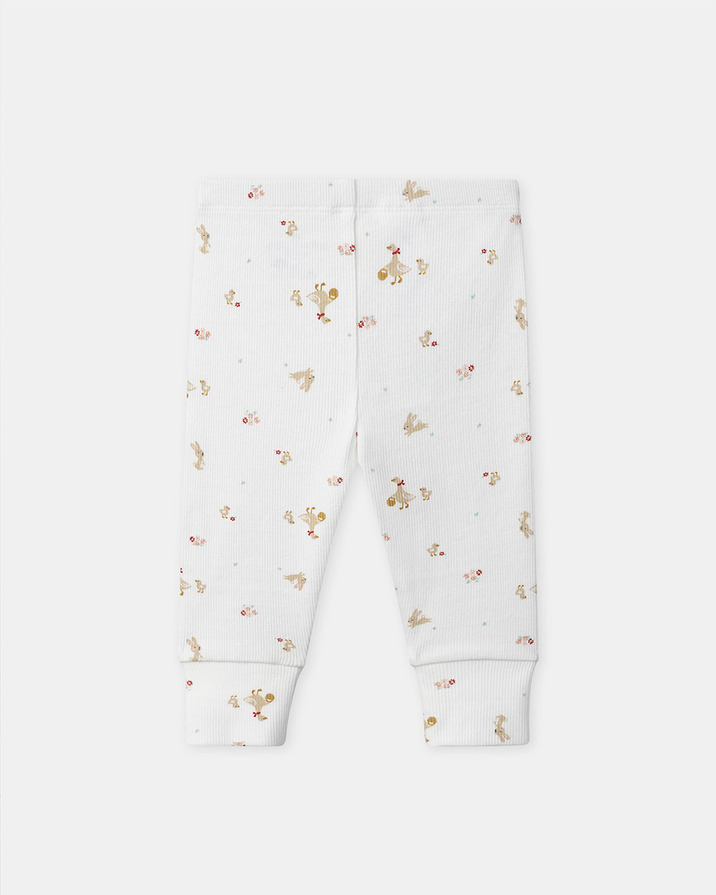 Animal print grow-with-me pajamas Ecru colour  Sergent Major