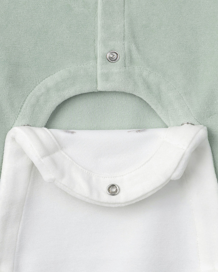 Dog face onesie Green colour  Sergent Major