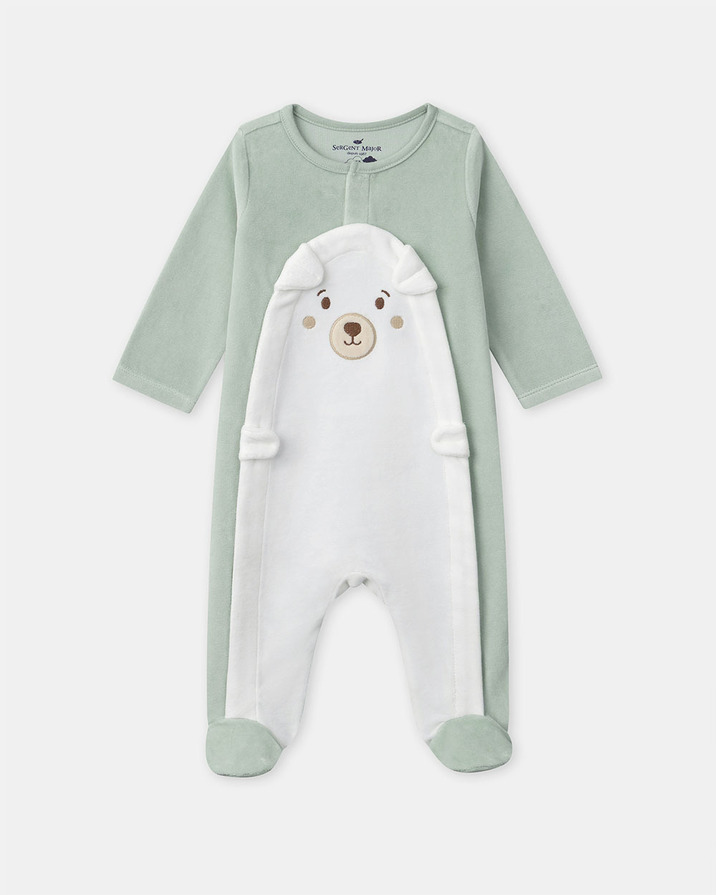 Dog face onesie Green colour  Sergent Major