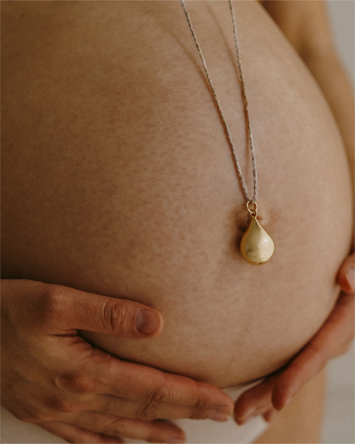 Pregnancy bola Drop Rosegold colour  Ilado