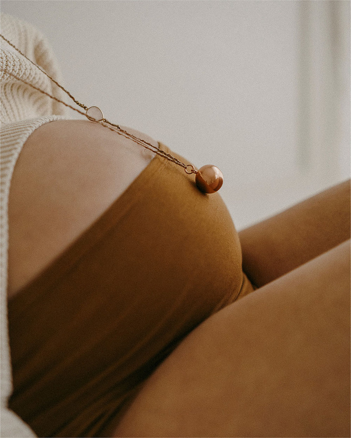 Pregnancy bola Maya Rosegold colour  Ilado