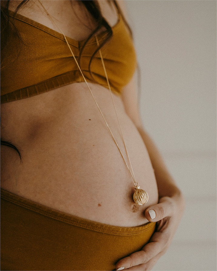 Pregnancy bola Wonder Yellow gold colour  Ilado