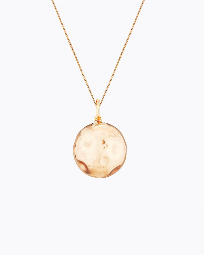Pregnancy bola Moon Rosegold colour on chain  Ilado