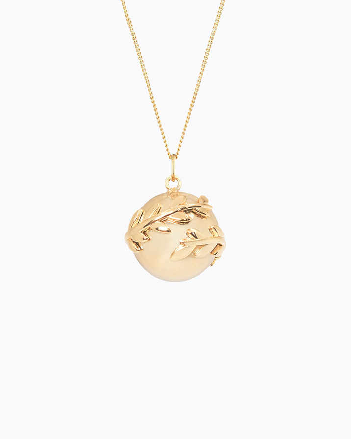 Pregnancy bola Olympia Gold colour on chain  Ilado